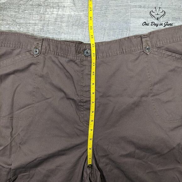 Karen Scott Hidden Slimming Panel Tummy Control Capri Pants Size 24W - Picture 4 of 6